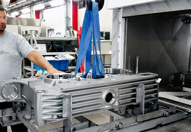 Machine à grande capacité de traitement de grosses pièces mécaniques