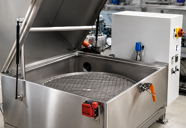 Machine de dégraissage de pièces en vrac