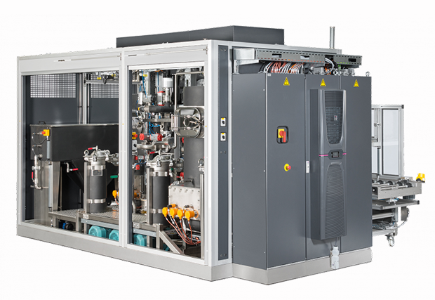 Vue extérieure et intérieure de la machine de nettoyage de pièces par ultrasons - Powerjet