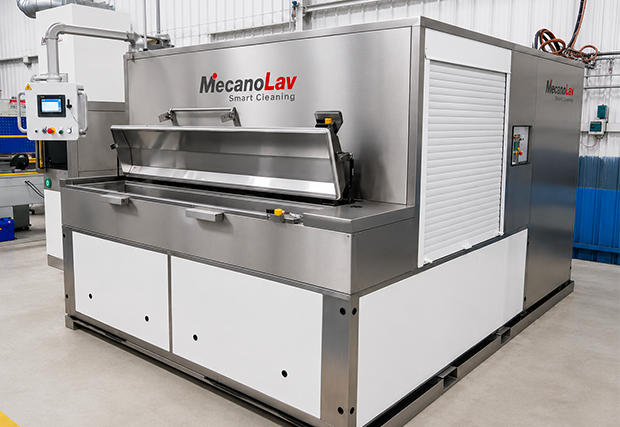 Máquina de limpieza para la descontaminación de partículas de sinfín en una fábrica