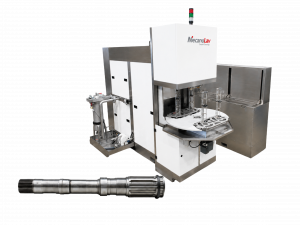 Nettoyage d'arbres de transmission En ilot robotisé avec protection anti-corrosion