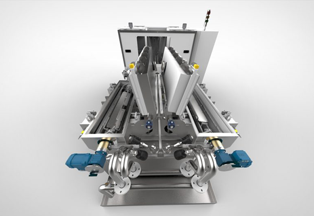 Machine double chambre lavage et rinçage